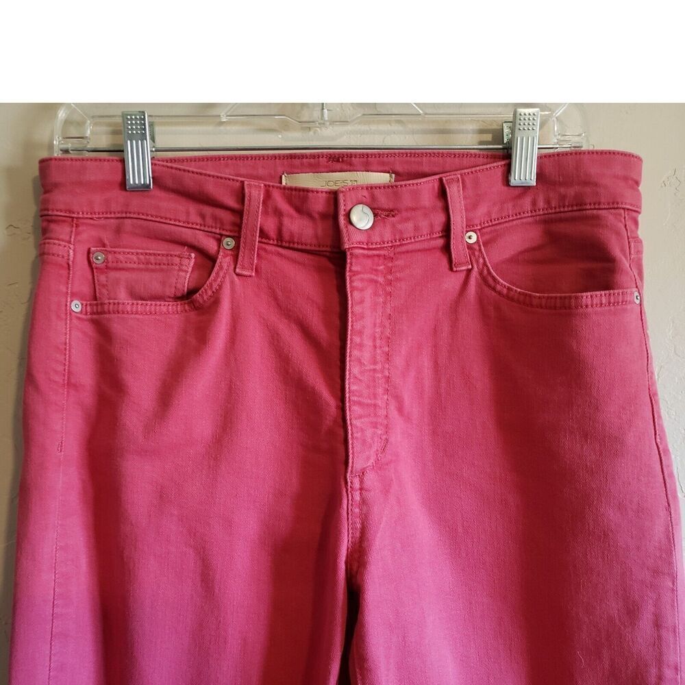 Joes Jeans Womens Size 29 Pomegranate The Milla High Rise Straight Ankle Denim - Picture 6 of 16